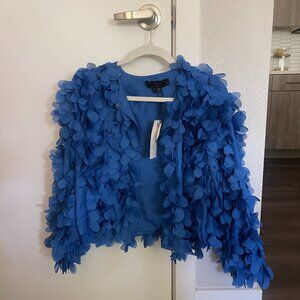 PETAL JACKET - ZARA (BLUE)